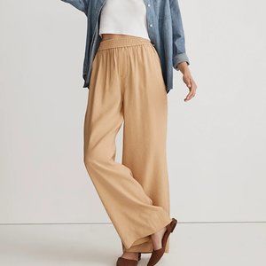 Madewell The Carley Wide-Leg Pant in Softdrape (Size L)